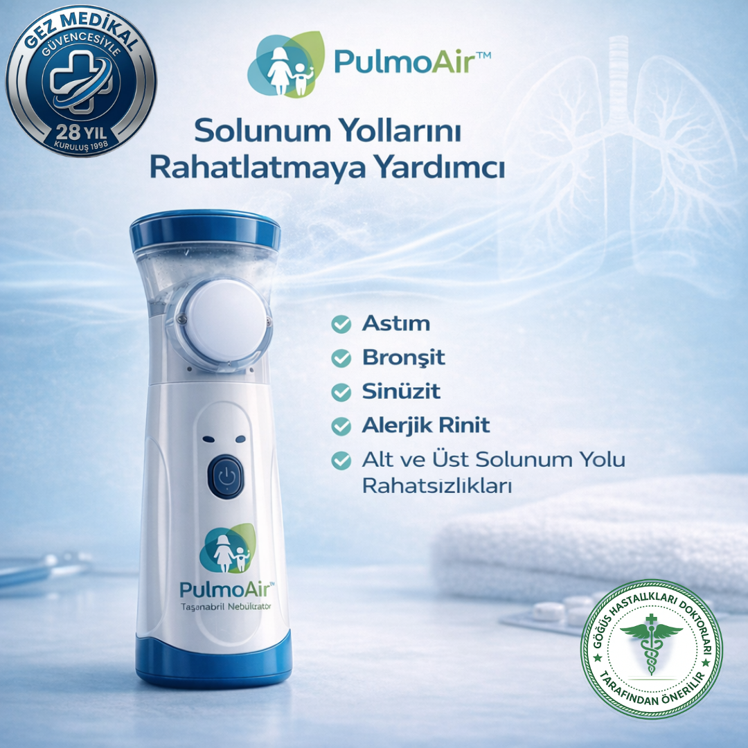 PulmoAir® - Taşınabilir Nebülizatör