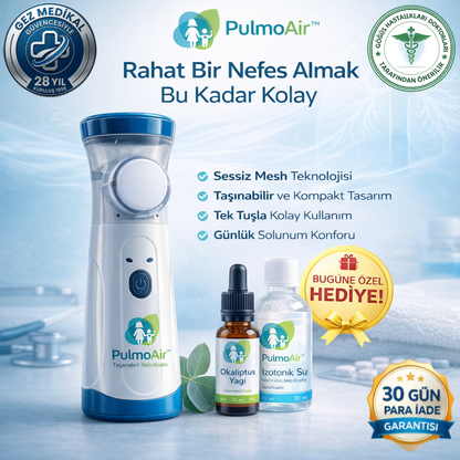 PulmoAir® - Taşınabilir Nebülizatör