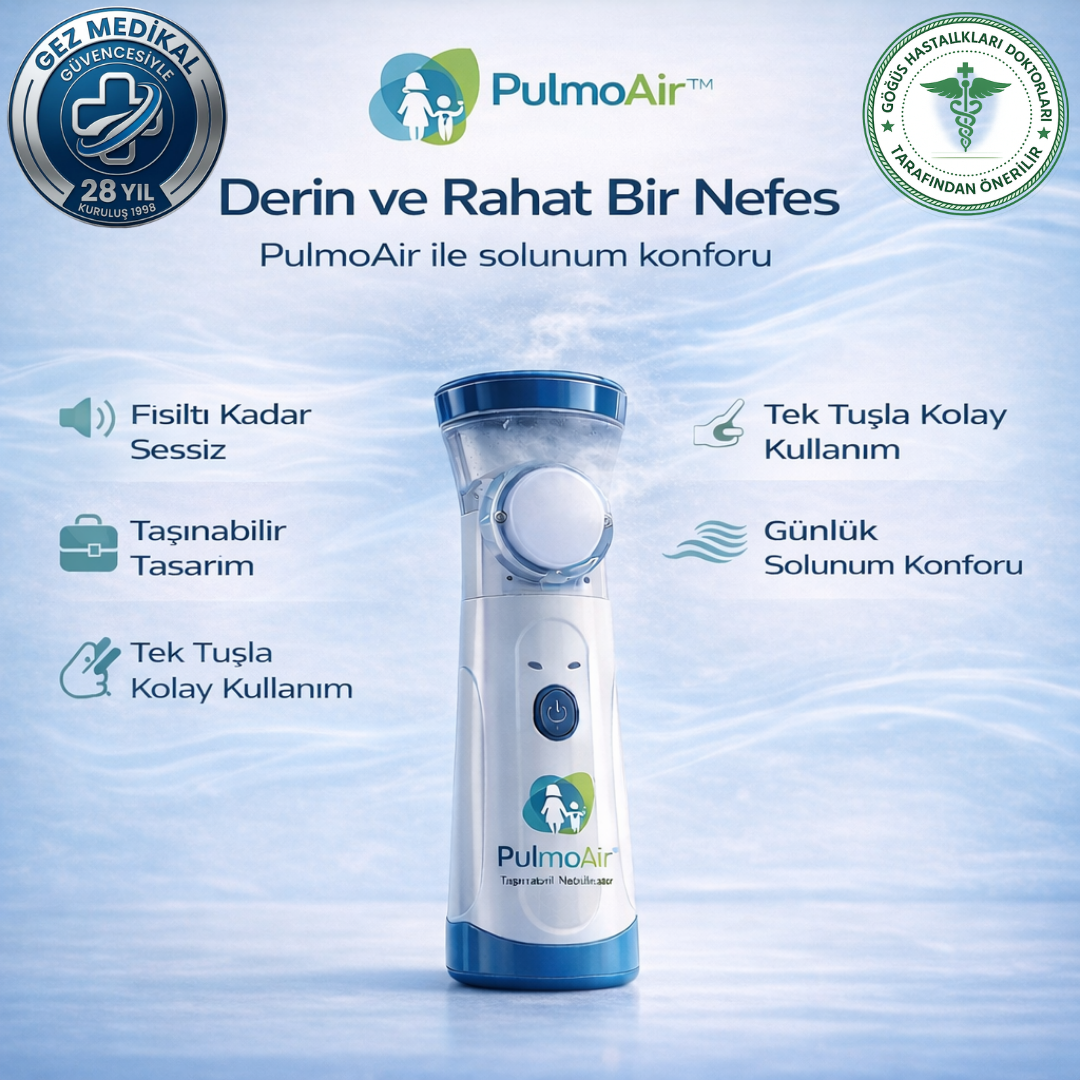 PulmoAir® - Taşınabilir Nebülizatör
