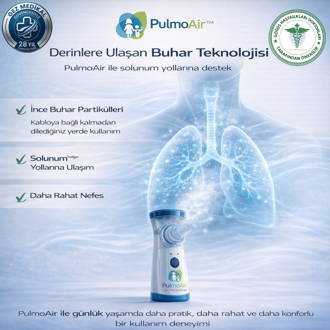 PulmoAir® - Taşınabilir Nebülizatör