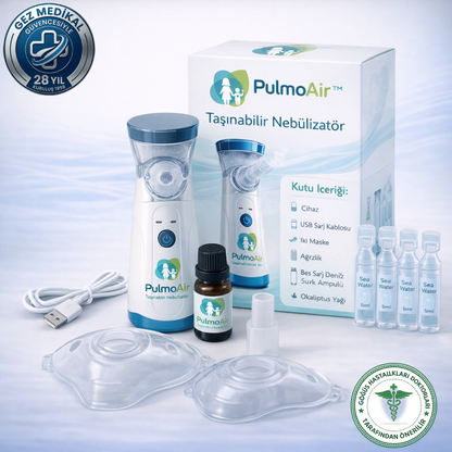 PulmoAir® - Taşınabilir Nebülizatör